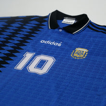 Load image into Gallery viewer, 1994 Maradona #10 Argentina Retro adidas Originals Away Football Shirt (M)4
