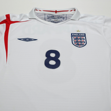 Load image into Gallery viewer, 2005/07 Lampard #8 England Vintage Umbro Home Football Shirt (L) World Cup 20063

