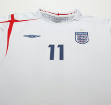 Load image into Gallery viewer, 2005/07 J. COLE #11 England Vintage Umbro Home Football Shirt XXL World Cup 20063
