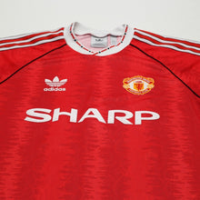 Load image into Gallery viewer, 1990/92 Kanchelskis #11 Manchester United Retro adidas Home Football Shirt (M/L)3
