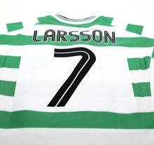 Load image into Gallery viewer, 2001/03 LARSSON #7 Celtic Umbro European Home Football Shirt (L)
