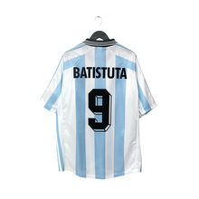 Load image into Gallery viewer, 1998/99 Batistuta #9 Argentina Vintage adidas Home Football Shirt (XL) WC 98

