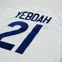 Load image into Gallery viewer, 1995/96 Yeboah #21 Leeds United Vintage Asics Home Football Shirt (L)10
