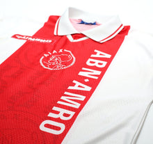 Load image into Gallery viewer, 1998/99 LITMANEN #10 Ajax Vintage Umbro Home Football Shirt (M) Finland
