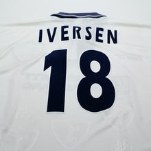 Load image into Gallery viewer, 1995/97 Iversen #18 Tottenham Hotspur Vintage PONY Home Football Shirt (L)11
