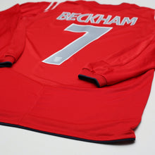 Load image into Gallery viewer, 2004/06 Beckham #7 England Vintage Umbro LS Away Football Shirt (S) EURO 200412
