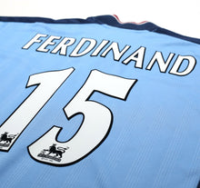 Load image into Gallery viewer, 1997/98 FERDINAND #15 West Ham Vintage PONY Away Football Shirt (XL)
