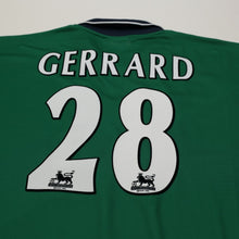 Load image into Gallery viewer, 1999/00 Gerrard #28 Liverpool Vintage Reebok Away Football Shirt (46/48) XXL9
