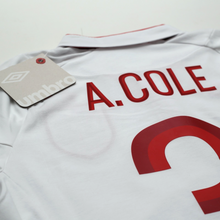 Load image into Gallery viewer, 2012/13 Cole #3 England Vintage Umbro Home Football Shirt (38) 100th Cap BNWT15
