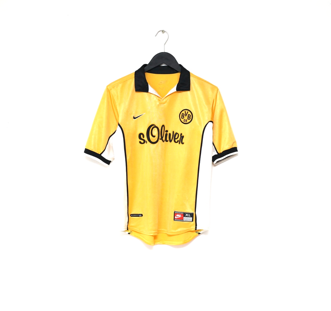1998/00 BORUSSIA DORTMUND Vintage Nike Home Football Shirt (YXL) XS