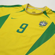Load image into Gallery viewer, 2002/04 Ronaldo #9 Brazil Vintage Nike Home Football Shirt (M)4
