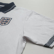 Load image into Gallery viewer, 1990/92 Gascoigne #19 England Retro Umbro Home Football Shirt (L) Italia 90
