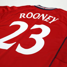 Load image into Gallery viewer, 2002/04 Rooney #23 England Vintage Umbro Away Debut Football Shirt (M) Australia12
