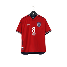 Load image into Gallery viewer, 2002/04 Scholes #8 England Vintage Umbro Away Football Shirt (M) Argentina WC0
