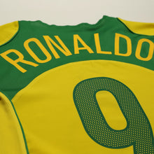 Load image into Gallery viewer, 2004/06 Ronaldo #9 Brazil Vintage Nike Home Football Shirt (L) Total 9012
