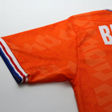Load image into Gallery viewer, 1994 Bergkamp #10 Holland Vintage Lotto Home Football Shirt (M) Netherlands11
