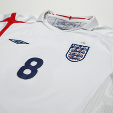 Load image into Gallery viewer, 2005/07 Lampard #8 England Vintage Umbro Home Football Shirt (L) World Cup 20064
