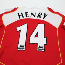 Load image into Gallery viewer, 2004/05 Henry #14 Arsenal Vintage Nike Home Football Shirt (XL)7

