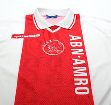 Load image into Gallery viewer, 1998/99 LITMANEN #10 Ajax Vintage Umbro Home Football Shirt (M) Finland
