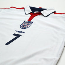 Load image into Gallery viewer, 2003/05 Beckham #7 England Vintage Umbro Home Football Shirt (L) EURO 20044
