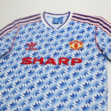 Load image into Gallery viewer, 1990/92 Sharpe #7 Manchester United Retro adidas Away Football Shirt (M)
