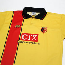 Load image into Gallery viewer, 1997/98 Watford Vintage Mizuno Home Football Shirt (M) 38/402
