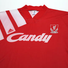 Load image into Gallery viewer, 1991/92 Liverpool Vintage adidas Equipment Home Football Shirt 40/42 (L) CANDY3
