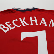Load image into Gallery viewer, 2002/04 Beckham #7 England Vintage Umbro Away Football Shirt (M) Argentina WC13
