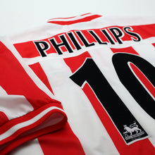 Load image into Gallery viewer, 1999/00 PHILLIPS #10 Sunderland Vintage Asics Home Football Shirt (L)11
