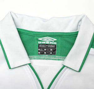 2003/05 KEANE #6 Ireland Vintage Umbro L/S Away Football Shirt (M)