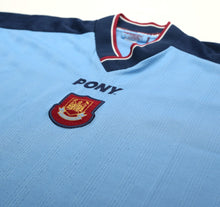 Load image into Gallery viewer, 1997/98 FERDINAND #15 West Ham Vintage PONY Away Football Shirt (XL)

