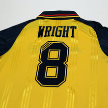 Load image into Gallery viewer, 2019/20 Wright #8 Arsenal Retro adidas Icon Long Sleeve Away Football Shirt (M)7
