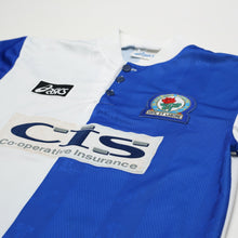 Load image into Gallery viewer, 1996/98 Duff #32 Blackburn Rovers Vintage ASICS Home Football Shirt (M)4
