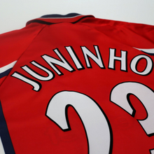 Load image into Gallery viewer, 1999/00 Juninho #23 Middlesbrough Vintage Errea Home Football Shirt (M)12
