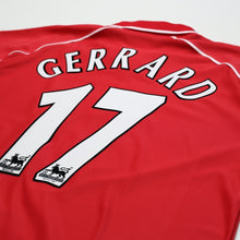 Load image into Gallery viewer, 2000/02 Gerrard #17 Liverpool Vintage Reebok Home Football Shirt (M)10
