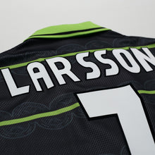 Load image into Gallery viewer, 1998/99 Larsson #7 Celtic Vintage Umbro Away Football Shirt (L)10
