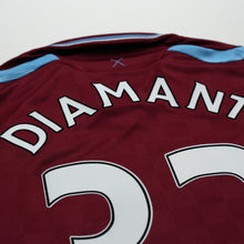 Load image into Gallery viewer, 2009/10 Diamanti #32 West Ham Vintage Umbro Home Football Shirt (M)11
