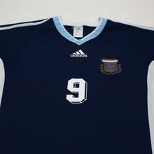 Load image into Gallery viewer, 1998/99 Batistuta #9 Argentina Vintage adidas Away Football Shirt (L) WC 19983
