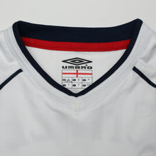 Load image into Gallery viewer, 2001/03 Scholes #8 England Vintage Umbro Home Football Shirt (XL) Brazil 2002 WC15
