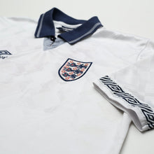 Load image into Gallery viewer, 1990/92 Gascoigne #19 England Retro Umbro Home Football Shirt (L) Italia 905
