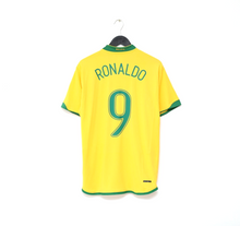 Load image into Gallery viewer, 2006/08 RONALDO #9 Brazil Vintage Nike WC 2006 Home Football Shirt (L)
