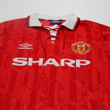 Load image into Gallery viewer, 1992/94 Cantona #7 Manchester United Vintage Umbro Home Football Shirt (S)3
