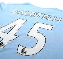 Load image into Gallery viewer, 2010/11 BALOTELLI #45 Manchester City Vintage Umbro Football Shirt (L)
