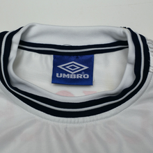 Load image into Gallery viewer, 1999/01 Scholes #8 England Vintage Umbro Home Football Shirt (L) Euro 200015

