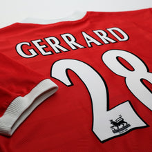 Load image into Gallery viewer, 1998/00 Gerrard #28 Liverpool Vintage Reebok Home Football Shirt (L) 42/4410
