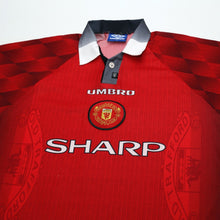 Load image into Gallery viewer, 1996/98 Cantona #7 Manchester United Vintage Umbro Home Football Shirt (XL)2
