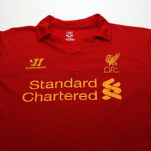 Load image into Gallery viewer, 2012/13 Suarez #7 Liverpool Vintage Warrior L/S Home Football Shirt (L)3

