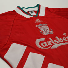Load image into Gallery viewer, 1993/95 Liverpool Vintage adidas Equipment Home Football Shirt 40/42 (L)5
