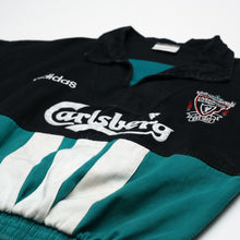 Load image into Gallery viewer, 1993/95 Liverpool Vintage adidas Football Training Drill Top (XS) 34/364
