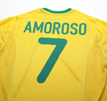 Load image into Gallery viewer, 2000/02 AMOROSO #7 Brazil Vintage Nike Home Football Shirt (XL)
